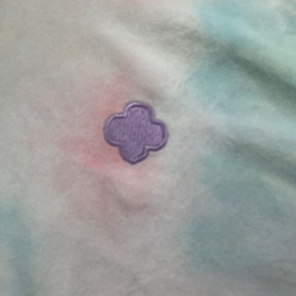 Girl Scouts Misses Small Tie Dye Hooded Sweatshirt Long Sleeve - Picture 3 of 6